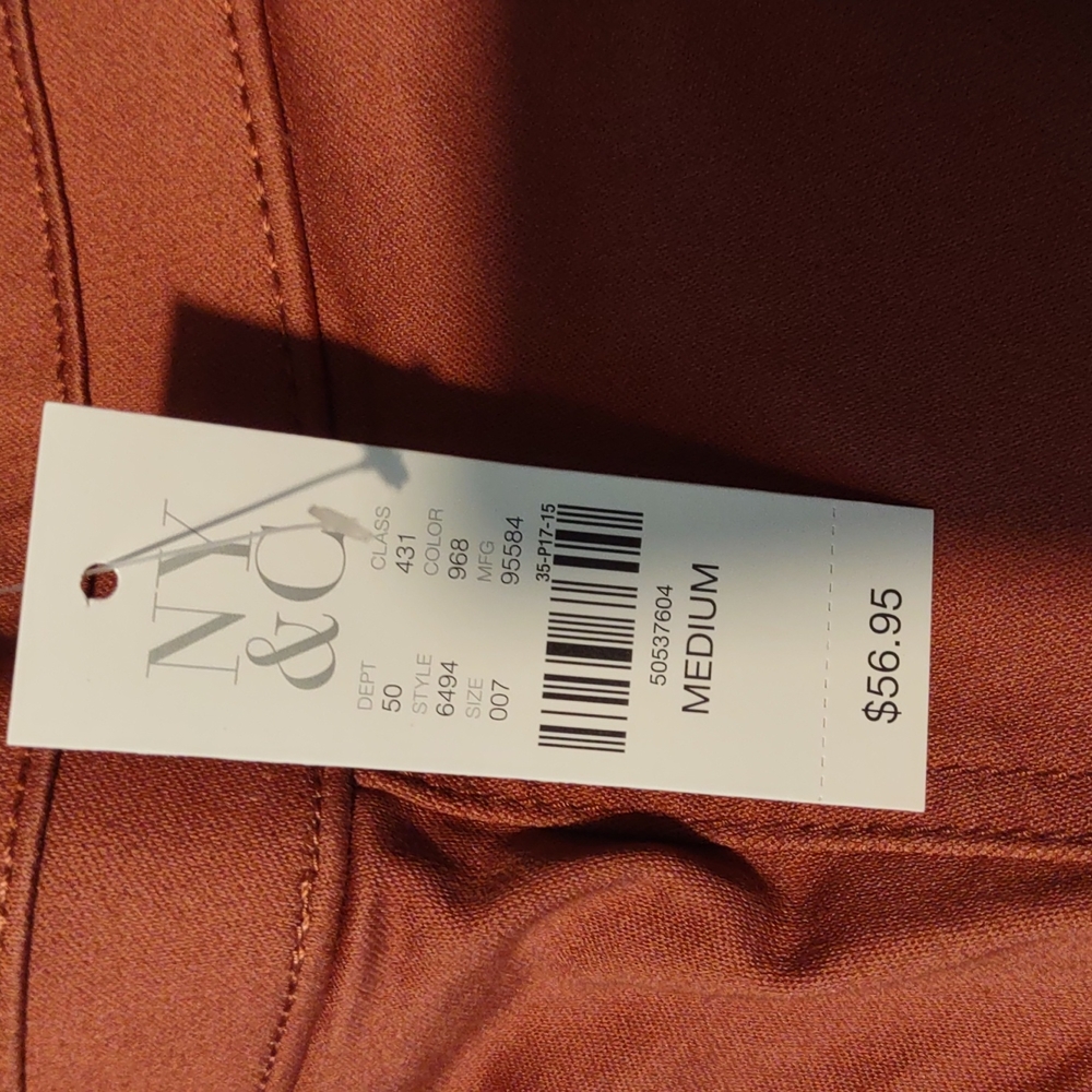 Nwt new York co Soho high waist/ pull on legging sz m - Picture 3 of 3